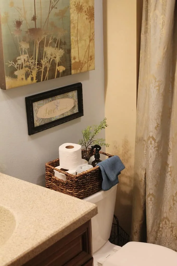 bathroom basket