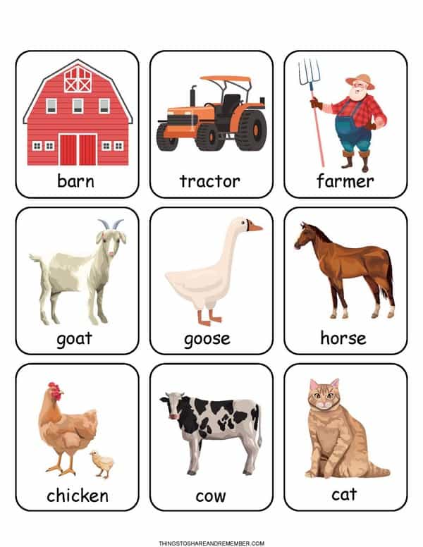 Farm Animals Printable Activities » Share & Remember | Celebrating Child &  Home