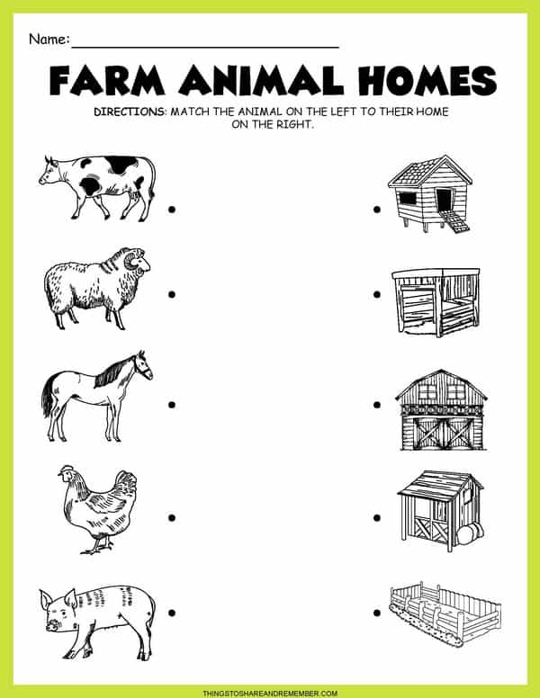 Farm Animals Printable Activities » Share & Remember | Celebrating Child &  Home