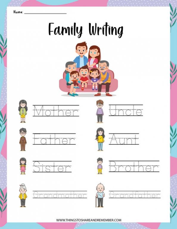 My Family Printables » Share &amp; Remember | Celebrating Child &amp; Home