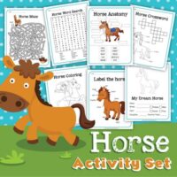 Horse Printable Activities » Share &amp; Remember | Celebrating Child &amp; Home