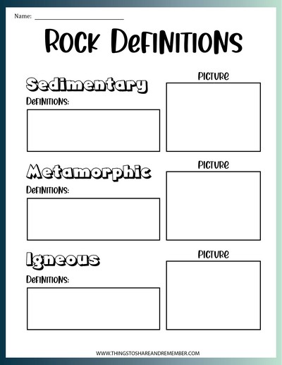 Rock Definitions