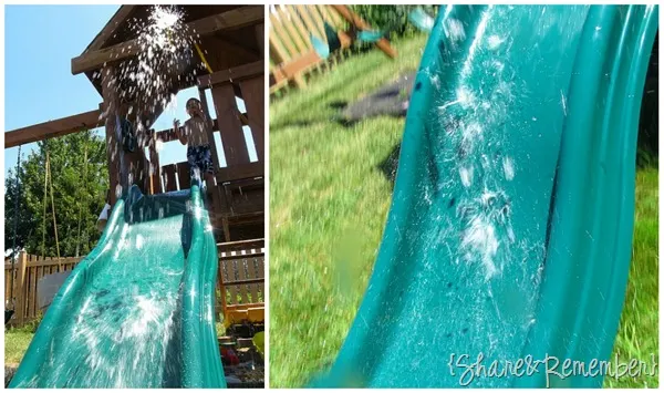 10+ Ways to Play with a Water Hose homemade water slide