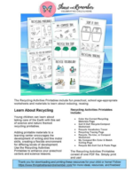 Printable Recycling Activity Pages for Preschoolers » Things to Share ...
